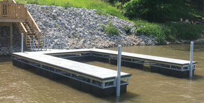 Galvanized Floating Docks